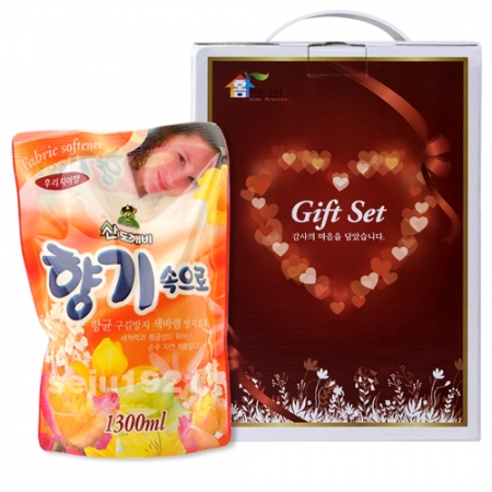산도깨비 섬유유연제 후라지아향1300ml #2