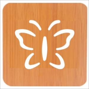 원목 냄비받침 나비 냄비받침