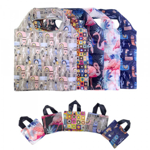 포켓형 패턴디자인 시장가방, 시장 바구니