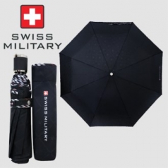 스위스밀리터리 3단수동 엠보선염바이어스 우산
