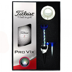 타이틀리스트 PRO V1X 3구 볼마커 자석티 세트