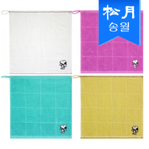 송월 스누피 왕리본 36 고리수건, 핸드타올 s