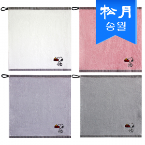 송월 스누피 블럭블랙 34 고리수건, 핸드타올 s