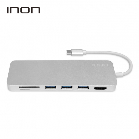 아이논 USB C타입 to 3.0 4포트 with HDMI / SD / Mi Cro SD 허브 IN- UH210 C #4