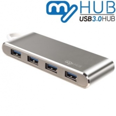 마이허브 4포트 C타입 USB3.0 알루미늄허브 UA4-CS