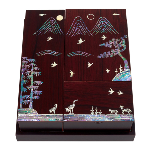 일월 오봉도 데스크 Set