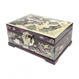 한지 송학 보석함