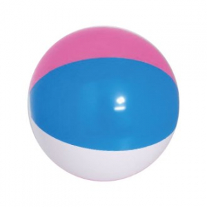 3색 비치볼  핑크 소형