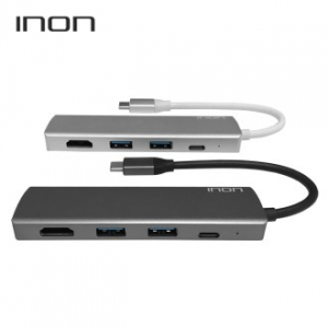 [허브] 아이논 USB C타입 to 3.0 4포트 with HDMI 허브 IN- UH110 C