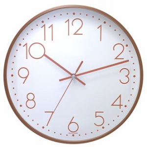 일반 로즈 골드 벽시계 (소, 중)