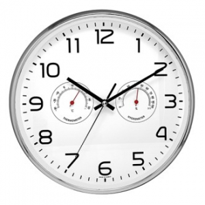 항아리 온 습도 벽시계