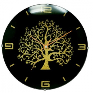 볼록 나무 벽시계 AP-237