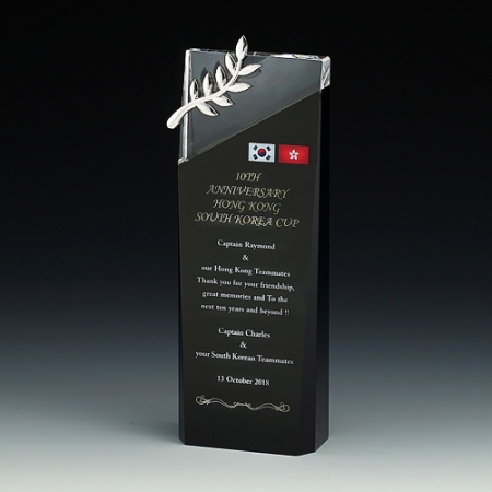 투톤 크리스탈상패 8) 166-1 #2