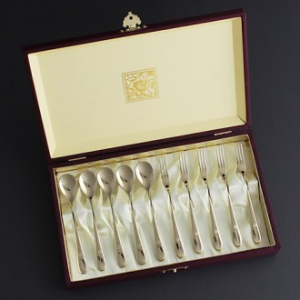 그레이스 골드 티스푼포크  VIP  (실크케이스)