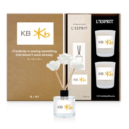 레스쁘리 3P 선물세트 B (미니 로즈 디퓨저 50ml, 3oz 소이캔들 2입) #3