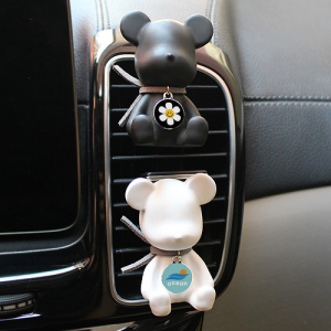 곰돌이 엠블럼 석고 방향제