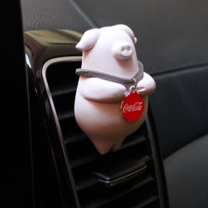 돼지 엠블럼 석고 방향제