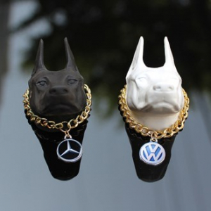 도베르만 엠블럼 석고 방향제