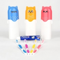 옹트리오 여행용페리오 세트 (칫솔통+치약+칫솔)