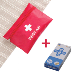 미니 구급 파우치, 일회용 밴드 10매 포함