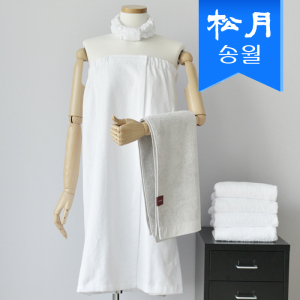 송월 랩 스커트 가운 s