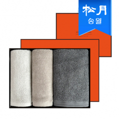 송월 바스타올 세트 뉴 컬러 무지 타올 2+프리미엄 무지50 바스1 s