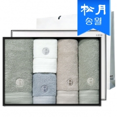 송월 호텔컬렉션 세트 (클래식 세면타올 2 + 클래식 핸드타올 2 + 클래식 50 바스타올 1) s