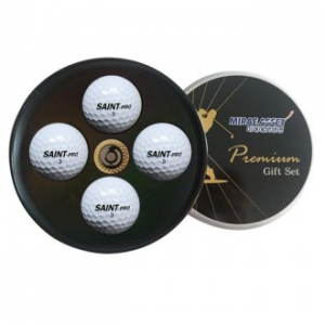 골프공 선물세트 세인트프로 4구+볼마커