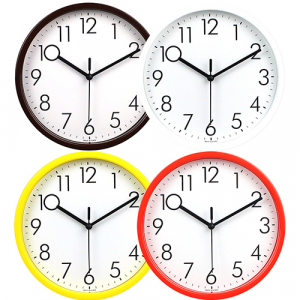 국대 칼라 심플 벽시계 215