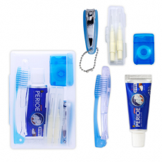 유니콘 여행용세트 7호 (페리오치약,접이식칫솔,치간칫솔2,치실,손톱깎이)