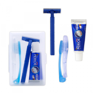 유니콘 여행용세트 4호 (페리오치약,접이식칫솔,면도기)