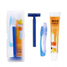 유니콘 여행용세트 2호 (페리오치약,접이식칫솔,면도기)
