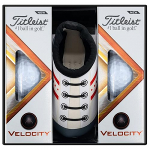 골프공 선물세트 타이틀 벨로시티 6구+볼주머니