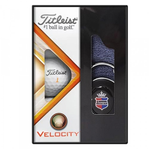 골프공 선물세트 타이틀 벨로시티 3구+골프타올