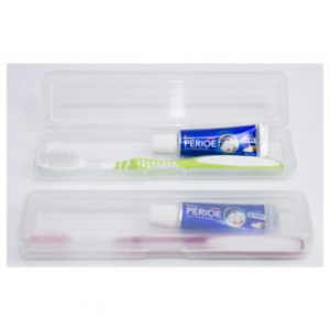 치약 칫솔세트 2호 (페리오 치약 20g+칫솔 1p+투명 PP케이스)