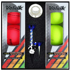 볼빅 비비드 6구 볼마커 베이직 자석티 세트