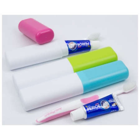 치약 칫솔세트 12호 (페리오 치약 20g+안티프라그 칫솔 1p+상/하 케이스) #2