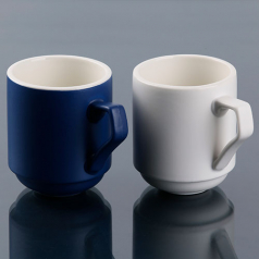 도널드 2P 네이비 화이트 실크