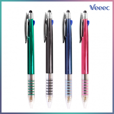 히트3색펜 6링UV니들터치 0.7mm 선명, 미세터치