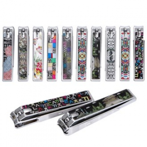 전통자개문양 손톱깎이 단품 - 크롬