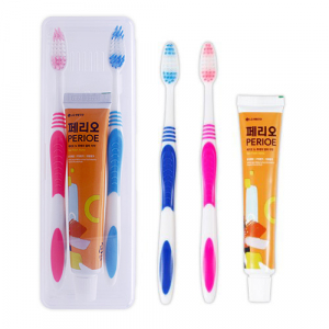 유니콘 여행용 커플세트 (페리오치약,링칫솔2개)