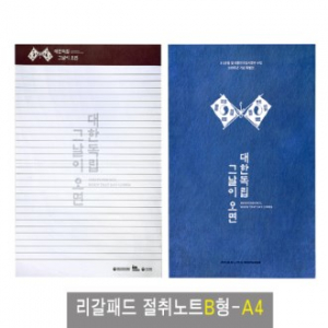 리갈패드 절취 노트 B형-A4 (205*280)