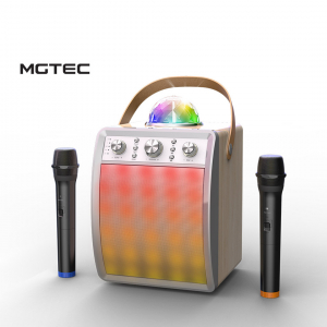 [락클래식 디스코] 노래방, 블루투스스피커 무선 마이크 2개 증정 / USB, TF재생 / 라디오