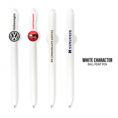 화이트 캐릭터 볼펜 1.0mm