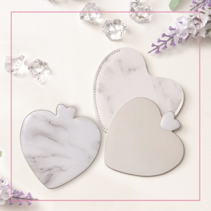 ST-550 하트 마블 포켓 손거울