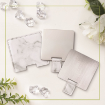 ST-552 사각 마블PU 포켓 손거울