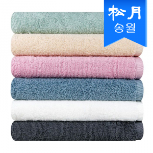 [송월타올] 라이트 무지타올 2ps, 40x80cm