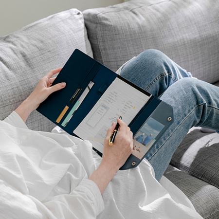 레더A5 메모패드 날개형 + 볼펜세트 #5