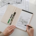 작은이미지: 레더A5 메모패드 기본형 메모 패드 + 줄노트 #4
