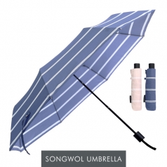 송월 카운테스마라 3단우산 더블스트라이프 우산 s